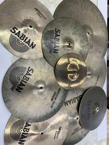 M１３０８　シンバル　まとめて　9枚　SABIAN　楽器