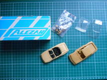 ALEZAN 1/43 Alpine V6 GT Alpine　2台セットですが訳アリ　フランス製　レジンキット　説明書欠品_画像1