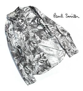 定価2万【XL】Paul Smith ポールスミス 総柄 プリントシャツ XL メンズ【ACID JUNGLE PRINT SHIRT】送料370円 ジャングル 熱帯雨林 日本製