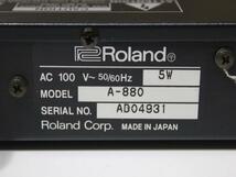 S2569 100 Roland A 880 【動作未確認】 MIDI ミキサー ローランド_画像3