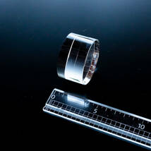 【Aランク】傷あり K9クリスタル製 人工水晶インシュレーター 大型 φ50×30mmサイズ 8個セット_画像3