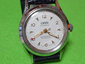 珍品　アンティーク　手巻き式　１７石　３０ｍ　ORIS　SWISS　MADE　女性用腕時計