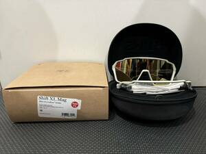 [ new goods unused goods ]SMITH Smith Shift XL MAG Asia Fit | Frame:Matte Bone | Lens:CP-Black Gold Mirror & Clear sunglasses 