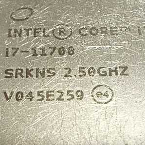 intel Core i7 11700 ジャンク キズ有 動作確認してません。インテル CPU プロセッサーの画像4