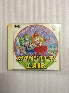 モンスターレアー ワンダーボーイⅢ CD-ROM ハドソン PCE 