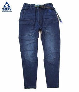 新品 GERRY ジェリー ビッグポケットパンツ デニムM ギアパン ストレッチパンツ 伸縮するチノパン アウトドア 77 新着