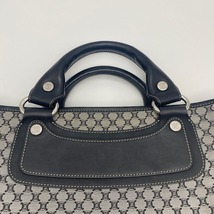 【1円～】CELINE セリーヌ ブギーバッグ ハンドバッグ トリオンフ トートバッグ ブラック レザー×キャンバス 保存袋付_画像8