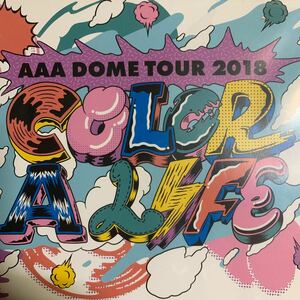 AAA ライブDVD『DOME TOUR 2018 COLOR A LIFE』西島隆弘,Nissy,宇野実彩子,SKY-HI