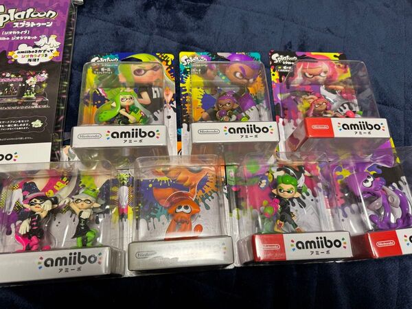 スプラトゥーン amiibo 複数 限定色あり ジオラマキット付き
