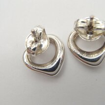 ◎Tiffany&Co. ティファニー ピアス / silver925 約2.1g / ハート アクセサリー◎SF_画像4