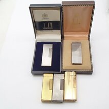 ◎Dunhill dunhill ライター まとめ/ ダンヒル ガスライター 喫煙具 着火未確認 ジャンク◎KIRT_画像1