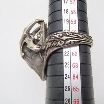 ◎ZOCALO ソカロ サーベルタイガー スカル リング / silver925 約13.7g /シルバー アクセサリー 指輪◎KD_画像8