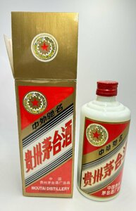 古酒　未開栓　貴州茅台酒　1987年　マオタイ酒　五星麦ラベル　KWEICHOW MOUTAI　中国酒　白酒　陶器　総重量約885g　アルコール度数不明