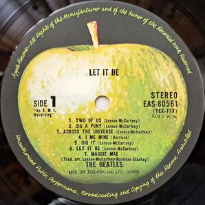 THE BEATLES : LET IT BE ビートルズ レット・イット・ビー 帯付き 国内盤 中古 アナログ LPレコード盤 1976年 EAS-80561 M2-KDO-1430の画像4