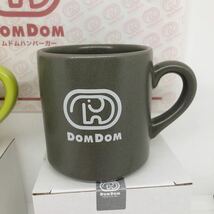 ◆非売品◆ドムドムバーガー【DOMDOM ロゴマグカップ ピスタチオグリーン＆マットグレー】タオル＆トートバッグ◆2023年＆24年福袋 _画像3