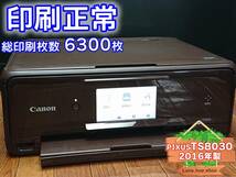 ☆印刷正常☆ 1円スタ PIXUS TS8030 キャノン Canon インクジェット複合機 プリンター ブラウン / 2016年製 中古 (管：GTRKB)_画像1