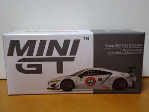 ★MINI GT 1/64　アキュラ NSX GT3 EVO #44　マグナス レーシング 2021 IMSA デイトナ 24時間レース★