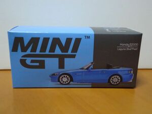 ★MINI GT 1/64　　Honda S2000　ホンダ S2000　ラグナブルーパール 　左ハンドル★