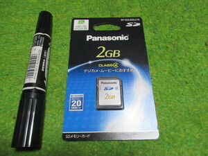  Panasonic 2GB SD memory card RP-SDL02GJ1K