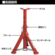 お得なセット 送料無料 ガレージジャッキ＆ジャッキスタンド フロアジャッキ 2t 車 ジャッキアップ 油圧ジャッキ ポンプ式 ee324-e123_画像10