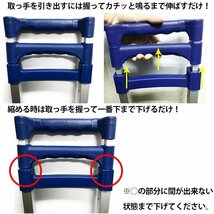 1円 キャリーカート キャリーワゴン 台車 荷物運び 折りたたみ 耐荷重60kg キャンプ アウトドア 災害時 軽量 コンパクト 持ち運び ad224_画像4