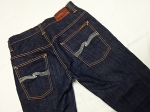  free shipping *n-ti jeans *sin fins * dark blue slim Fit *31* waste to approximately 80cm