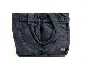 203　PORTER　ポーター　吉田かばん　トートバッグ　ブラック　オレンジ　ファッション小物　鞄　ビジネスバッグ