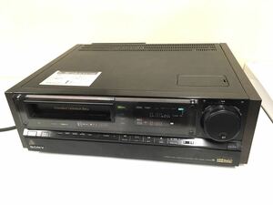 レア　ソニー　SONY EDV-9000 ED ベータビデオデッキ　通電確認済み　ローディング不可　ジャンク品　640321004　　