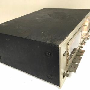 レトロ パイオニア Pioneer カセットデッキ 1979年発売  通電OK ノイズあり CT-600 ジャンク品 630319002の画像7