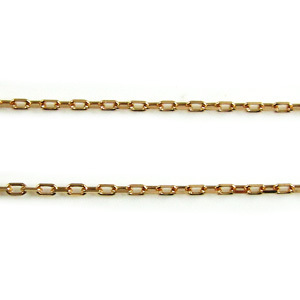  chain k18 pink gold red beans chain 0.28mm