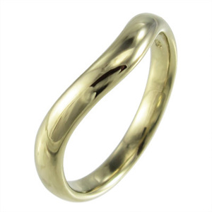  поверхность кольца кольцо мужской V знак простой k10 желтое золото 