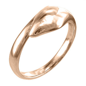  ring . Sune -k metal k10 pink gold Cobra 