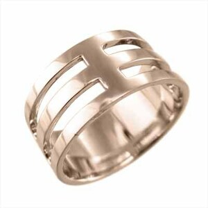  flat want ring wide width ring k10 pink gold approximately 1cm width extra-large size 