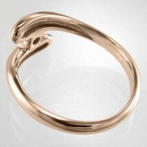 指輪 一粒 蛇 スネーク ルビー 7月の誕生石 k10ピンクゴールド_画像5