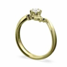 ブラックダイヤ 天然ダイヤモンド 結婚指輪 にも 4月の誕生石 k18イエローゴールド_画像5