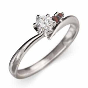 オーダーメイド 婚約 指輪 ガーネット 天然ダイヤモンド 白金（プラチナ）900 1月誕生石