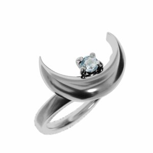  aquamarine ring month one bead stone platinum 900 3 month. birthstone 