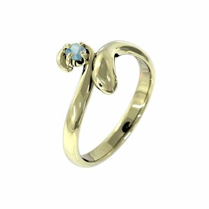  ring .1 bead stone blue topaz ( blue ) 18 gold yellow gold 11 month. birthstone 