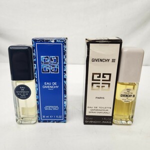 HK◇ 香水 おまとめ GIVENCHY ジバンシイ EAU DE TOILETTE オーデトワレ ナチュラル スプレイ 残量 約7割 オードトワレ 現状品