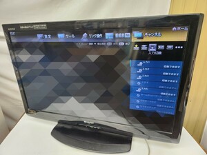 FK◇ 通電確認済み SHARP シャープ AQUOS アクオス 液晶カラーテレビ 32V型 LC-32V5 2011年製 B-CASカード付き