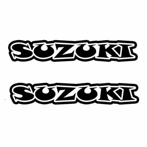 (D6)カッティングシート SUZUKI スズキ 2枚セット ステッカー
