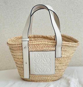 LOEWE ロエベ バスケットバッグ スモール(ヤシの葉&カーフ）かごバッグ