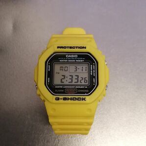 CASIO カシオ G-SHOCK DW-5600E イエロー スピード キアヌリーブス