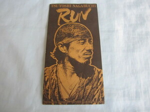 Только наклейки. 8 см. CD Сингл Tsuyoshi Nagabuchi Run