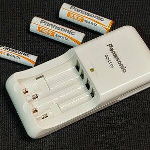 充電式ニッケル水素電池　単3形　単4形　EVOLTA 充電器セット　Panasonic パナソニック