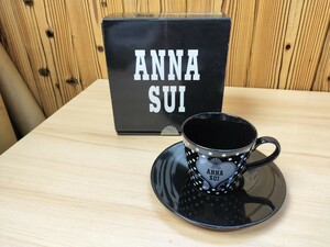 ★ANNASUI　アナ・スイ　カップ＆ソーサー　ブラック★