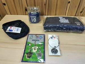 ★未使用　MLBグッズ　NOMO 灰皿　ポーチ　ストラップチャーム　キーホルダー　まとめて5点★