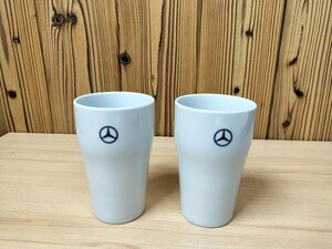 * Mercedes * Benz Novelty original free cup glass 2 piece *