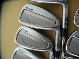 【美品】 PING i230 アイアン ※オレンジ　N.S. MODUS3 TOUR 105(S) #4~PW・UW 8本組 ￥246,400