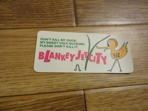 BLANKEY JET CITY ブランキ―ジェットシティ　ステッカー　BJC